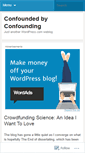 Mobile Screenshot of confounding.net